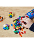 Plus Plus Construction Toy Basic Mix 240 Piece Set - Creative Building Blocks Made in Denmark Plus Plus 240 Piece Construction Toy Set Plus Plus toy, construction toy, creative building set, educational toy, Danish made toy, building blocks, kids toys, educational building toys, creative toys, Denmark made, 240 piece set, reusable storage, travel friendly