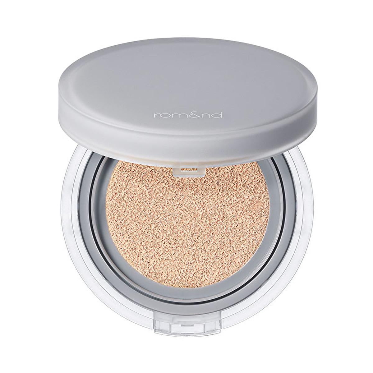 rom&amp;nd Nu Zero Cushion Foundation: Lightweight, Long-Lasting Coverage for a Flawless, Natural Complexion - Pore-Blurring Korean Makeup rom&amp;nd Nu Zero Cushion: Natural, Flawless Coverage Cushion foundation, Lightweight foundation, Long-lasting foundation, Natural finish foundation, Pore blurring cushion, Flawless complexion makeup, rom&amp;nd cushion, Korean cushion foundation, Natural glow foundation, Foundation, Makeup, Cosmetics, Beauty, Pore-blurring, Imperfection coverage, Natural look, Radiant skin, Lightw