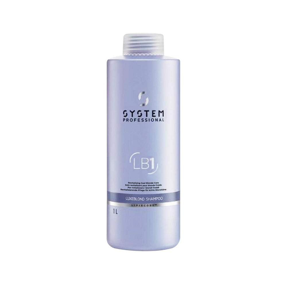 System Professional LuxeBlond Shampoo for Cool Blondes 1000 ml