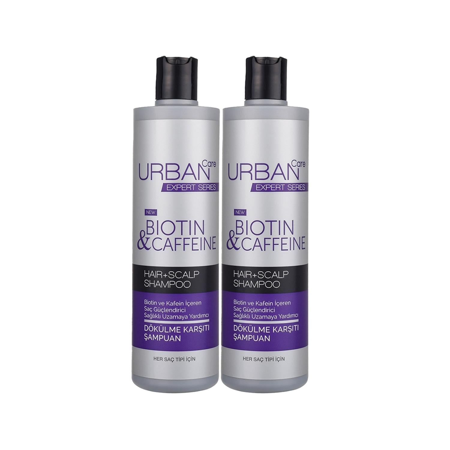 URBAN Care Expert Biotin &amp; Caffeine Anti-Hair Loss Shampoo - Nourishing Hair Care for Thinning Hair, 2 x 350ml Biotin &amp; Caffeine Shampoo for Hair Loss - URBAN Care Expert Biotin Shampoo, Caffeine Shampoo, Anti-Hair Loss Shampoo, Hair Care Products, Nourishing Shampoo, Hair Loss Solution, Thinning Hair Care, Biotin Hair Care, Caffeine Hair Care, Expert Hair Care, Professional Hair Care, Hair Nourishment, Scalp Health, Hair Strengthening, Hair Growth Promotion