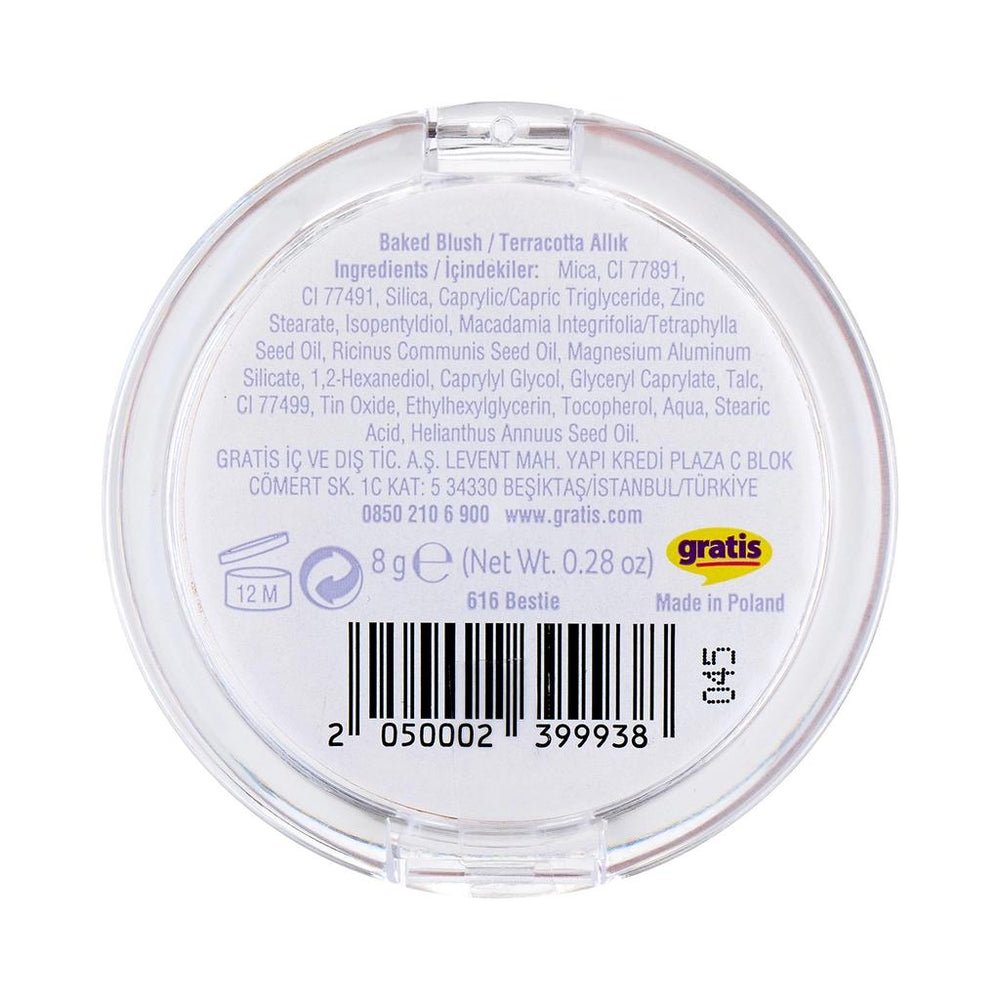 Beaulis Bake It Baked Blush 616 Bestie 5g