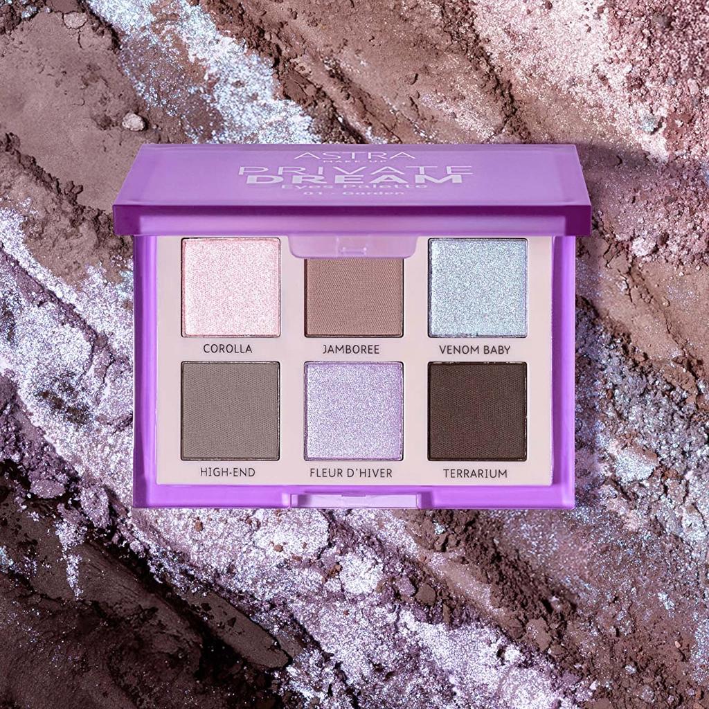 Astra Private Dream 6-Color Eyeshadow Palette 01 Garden