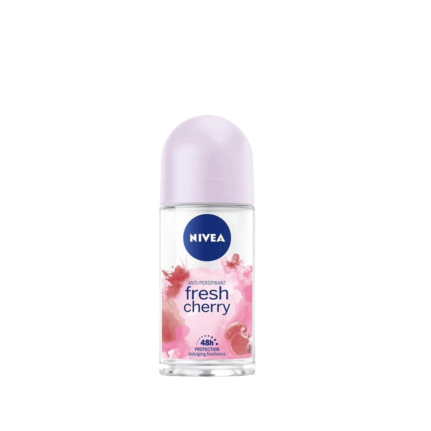 Nivea Fresh Cherry Roll-On Deodorant - 50 ml - Trusted Quality & Pleasant Fragrance Nivea Cherry Roll-On Deodorant - Freshness Guaranteed Nivea Deodorant, Roll-On Deodorant, Cherry Scent Deodorant, Personal Hygiene, Freshness, Deodorant, Nivea, Cherry Scent, Roll-On, 50 ml, 1.69 fl oz, Personal Care, Hygiene Products, Cosmetics, Fresh Cherry, Trusted Brand