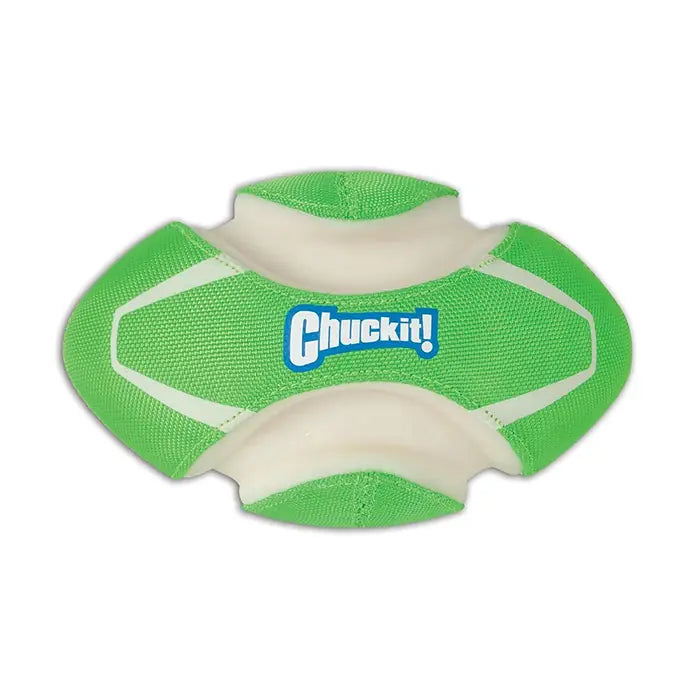 Chuckit Max Glow Durable Canvas Rubber Soccer Ball Dog Toy