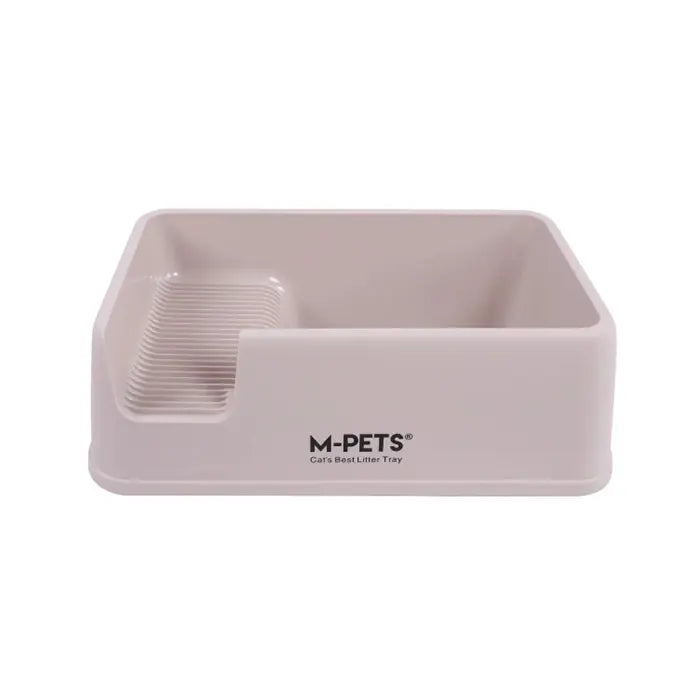 M-Pets Terra Cat Walk Open Top Litter Box Desert Sand
