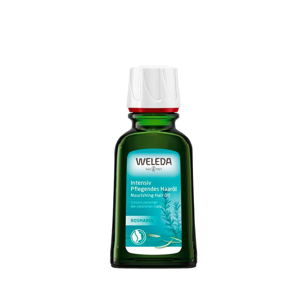 Weleda Nourishing Hair Care Oil - 50ml, Natural Hair Oil for Dry & Damaged Hair, Promotes Healthy Hair Condition - Hair Mask