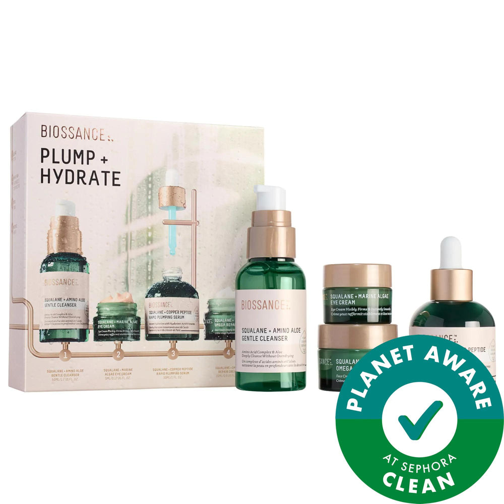 Drunk Elephant Plump + Hydrate Bestsellers Routine Set - Travel-Friendly Skincare for Fine Lines, Dryness & Dullness Drunk Elephant Skincare Routine Set for Fine Lines & Hydration skincare routine set, travel-friendly skincare, vegan skincare, cruelty-free skincare, anti-aging skincare, hydrating skincare, skincare for fine lines, skincare for dryness, skincare for dullness, Marine Algae Complex, Copper Peptide, Omega Fatty Acids, Drunk Elephant, bestseller skincare products, skincare gift set, eco-friendly