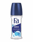 Fa Aqua Women Deodorant Roll-On 50ml - Long-Lasting Freshness | Antiperspirant - Deodorant