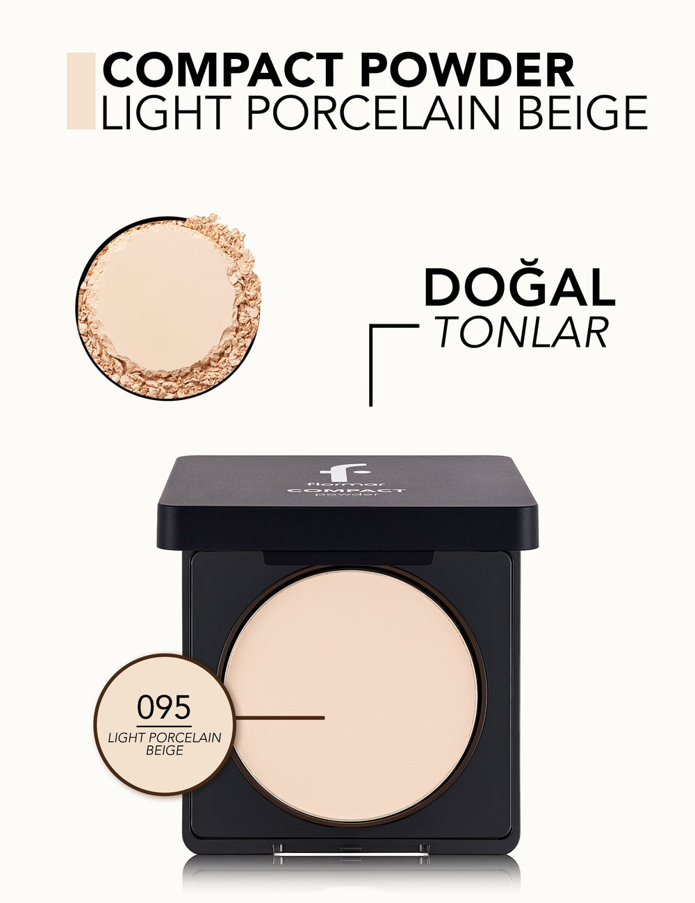 Flormar Compact Powder High Pigment Matte Finish 11g