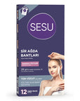 Sesu Sensitive Skin Wax Strips - Gentle Hair Removal for Short Hair, Easy to Use, Sugar-Free Formula - view 4