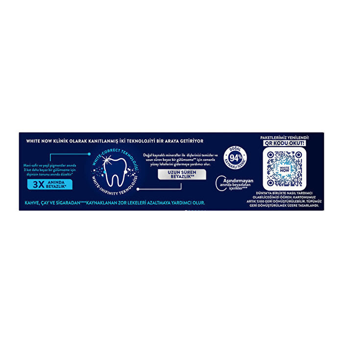 Signal White Now Instant Whitening Toothpaste 75ml | Stain Removal