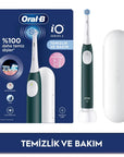 Oral-B iO Series 2 Electric Toothbrush & Travel Case - Green