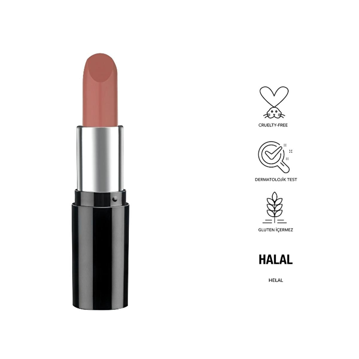 pastel-nude-lipstick-521-open, pastel-nude-lipstick-521-applicator, pastel-nude-lipstick-521-packaging Pastel Nude Lipstick 521 - Lightweight Formula for Luxurious Lips | 4.3g Pastel Nude Lipstick 521 - Lightweight and Moisturizing pastel-lipstick, nude-lipstick, moisturizing-lipstick, cruelty-free, cosmetic, lightweight-lipstick, women-cosmetics, lip-care, glossy-finish, ai-generated