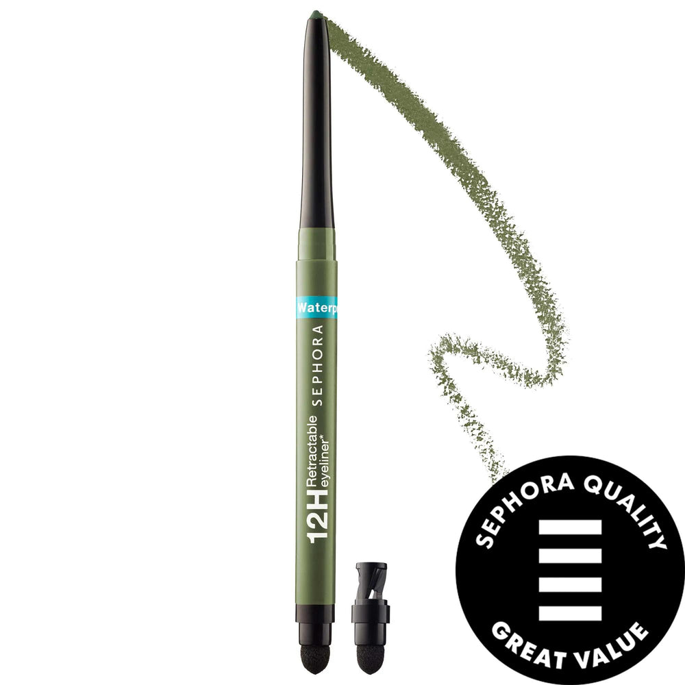 Waterproof 12HR: Creamy, Smudge-Proof Eyeliner Pencil - Long Lasting Definition & Intense Color Waterproof Eyeliner Pencil: 12HR Smudge-Proof, Long-Lasting waterproof eyeliner, retractable eyeliner pencil, long-lasting eyeliner, smudge-proof eyeliner, creamy eyeliner, 12 hour eyeliner, waterproof eye makeup, eyeliner pencil, waterproof eye liner, smudge proof eyeliner, long lasting eye liner, creamy eye liner, retractable eye liner, eye liner pencil, eye makeup, waterproof makeup, long-wear eyeliner, cosmet