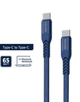 Nautica C400 Type-C Charging Cable in Navy Blue