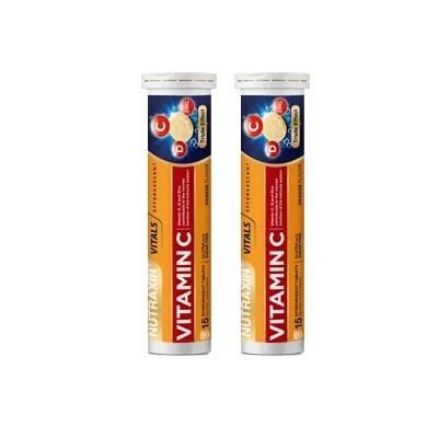 Nutraxin Vitamin C D Zinc Effervescent Tablets - 2 Pack: Supercharge Your Immunity with Vitamin C, D & Zinc - Easy Absorption, Boost Bone Health & Antioxidant Support - image 2