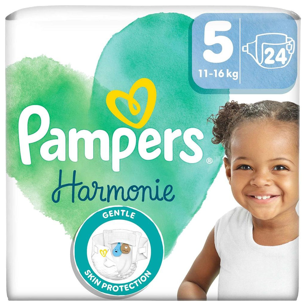 Prima Harmonie Size 5 Baby Diapers for Sensitive Skin 24 Count