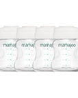 Mamajoo Baby Food Storage Containers - 4-Pack BPA-Free Breast Milk Storage Containers with Measurement Markings & - view 3