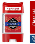 Old Spice Captain Men's Clear Gel Deodorant Stick - Long Lasting Freshness for the Modern Adventurer - view 2