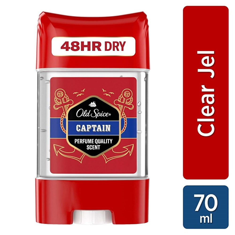 Old Spice Captain Men's Clear Gel Deodorant Stick - Long Lasting Freshness for the Modern Adventurer - view 2