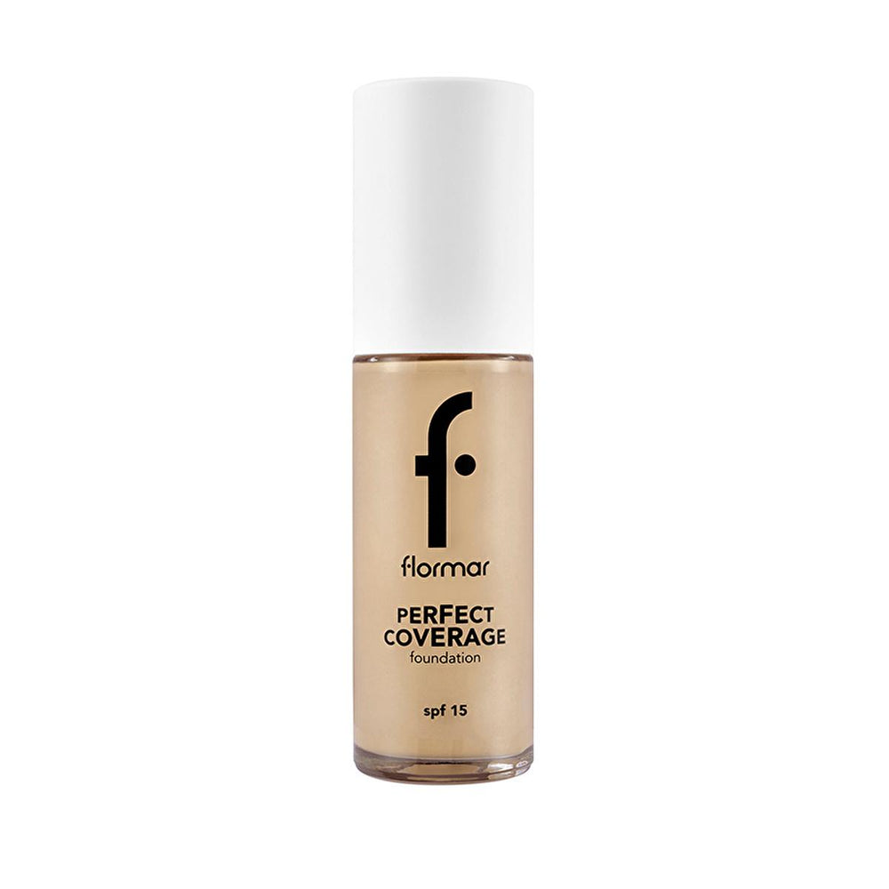 Flormar Perfect Coverage Foundation - Soft Beige (102) - Long-Lasting, SPF 15 - view 4