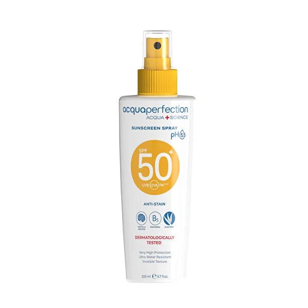 Acqua Perfection Sunscreen Spray SPF50 - Ultra Lightweight, Non-Greasy UV Protection for Skin - Anti-Aging Benefits Acqua Perfection SPF50 Sunscreen Spray - Anti-Aging UV Protection Sunscreen Spray, SPF50, UV Protection, Anti-aging, Lightweight Sun Care, Non-greasy Sunscreen, UVA Protection, UVB Protection, Outdoor Protection, Skin Care, Sun Care, Acqua Perfection, Cosmetic, Beauty, Daily Sun Protection, Outdoor Activities, Beach Essentials, Hiking Gear