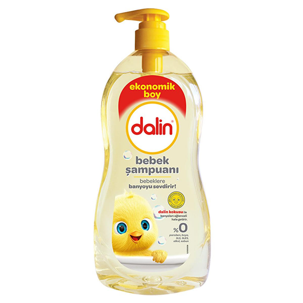 Dalin Gentle Baby Shampoo - 900ml, Hypoallergenic, Paraben-Free, Dermatologically Tested - Shampoo