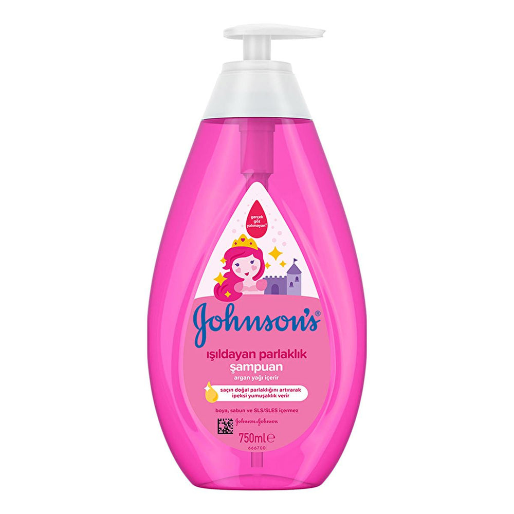 Johnson's Baby Shampoo with Argan Oil - Gentle, Sulfate-Free, 25.4 fl oz - Enhances Shine & Softness - Shampoo