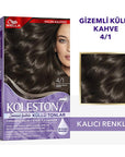 Wella Koleston Kit 4/1 Mysterious Ash Brown Hair Dye