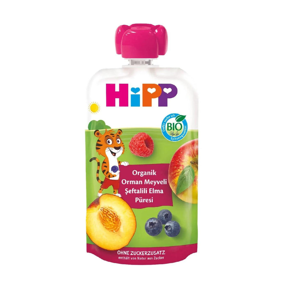 HiPP Organic Forest Fruit Peach & Apple Baby Puree 100g