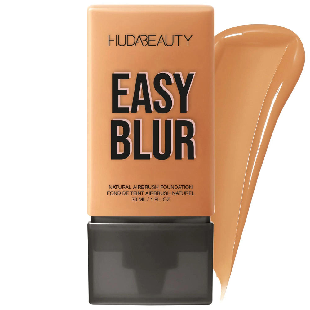 Huda Beauty Easy Blur Natural Airbrush Foundation with Niacinamide - Non-comedogenic, Vegan, Cruelty-Free Makeup Huda Beauty Easy Blur Foundation - Natural Airbrushed Finish Natural Airbrush Foundation, Niacinamide Foundation, Non-comedogenic Makeup, Vegan Foundation, Cruelty-Free Cosmetics, Foundation Makeup, Makeup for Sensitive Skin, Airbrushed Finish, Smooths Skin Texture, Minimizes Pores, Customizable Coverage, Ethical Cosmetics, Beauty Essentials, Everyday Makeup, Special Occasion Makeup