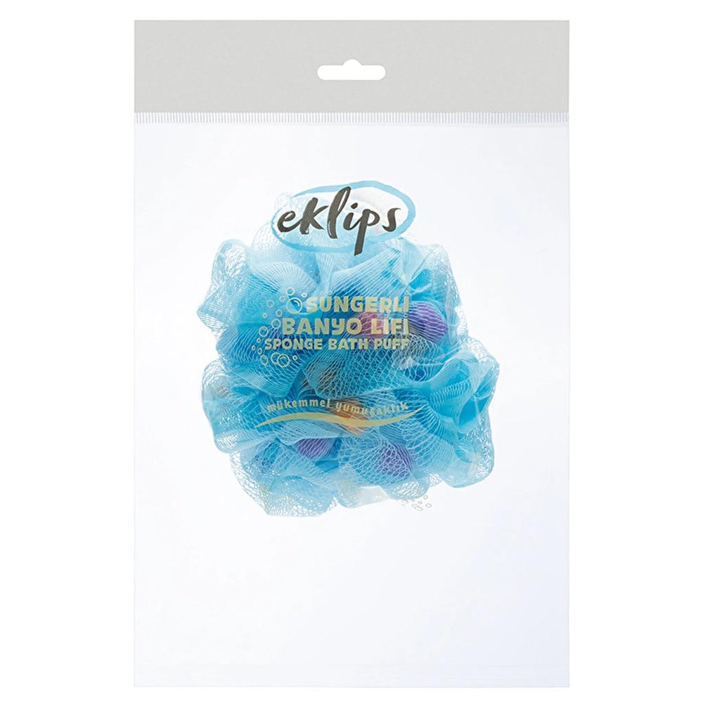 Eklips Bath Sponge with Mesh Loofah for Gentle Cleansing
