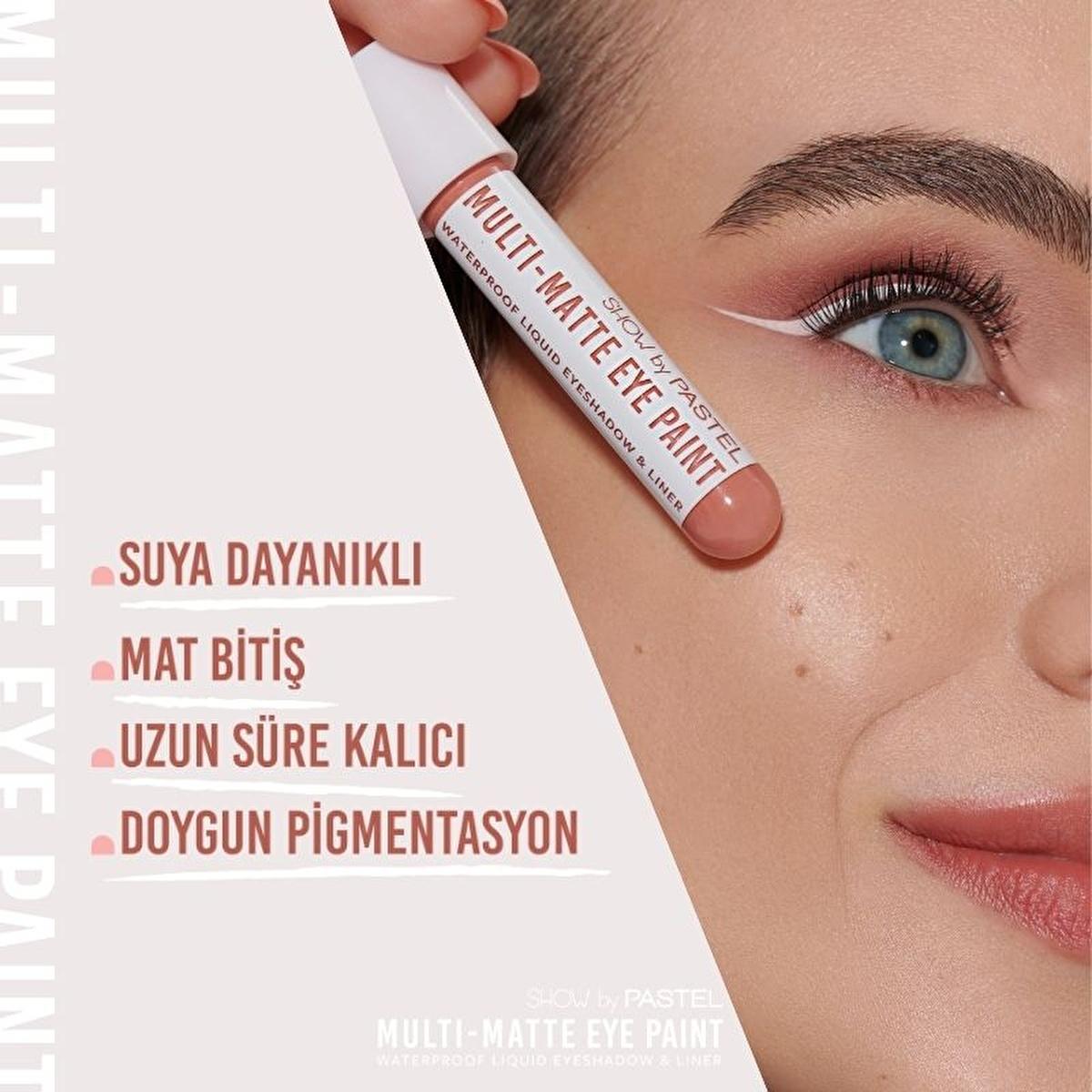 Show by Pastel Waterproof Eyeshadow & Eyeliner - Long-Lasting Matte Finish Eye Paint with Acmella Flower Waterproof Eyeshadow & Eyeliner - Show by Pastel Waterproof Eyeshadow, Eyeliner, Long-lasting Makeup, Matte Finish Eye Paint, Cosmetic with Acmella Flower, Smudge-Proof Makeup, Durable Eye Makeup, Easy-to-Apply Eye Shadow and Liner, Waterproof Cosmetics, Makeup for Busy Lifestyles, Special Occasion Makeup