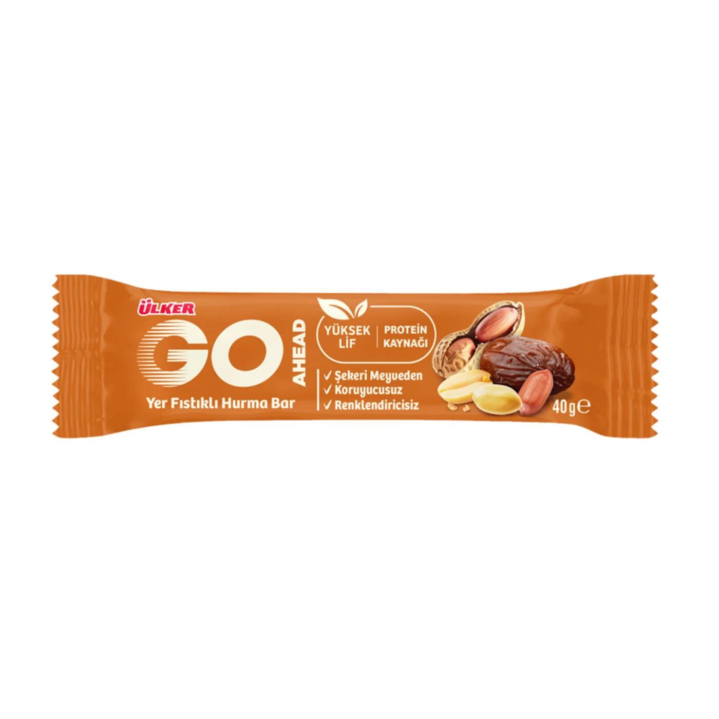 Ulker Go Ahead Peanut Protein Bar for Energy and Recovery 45g
