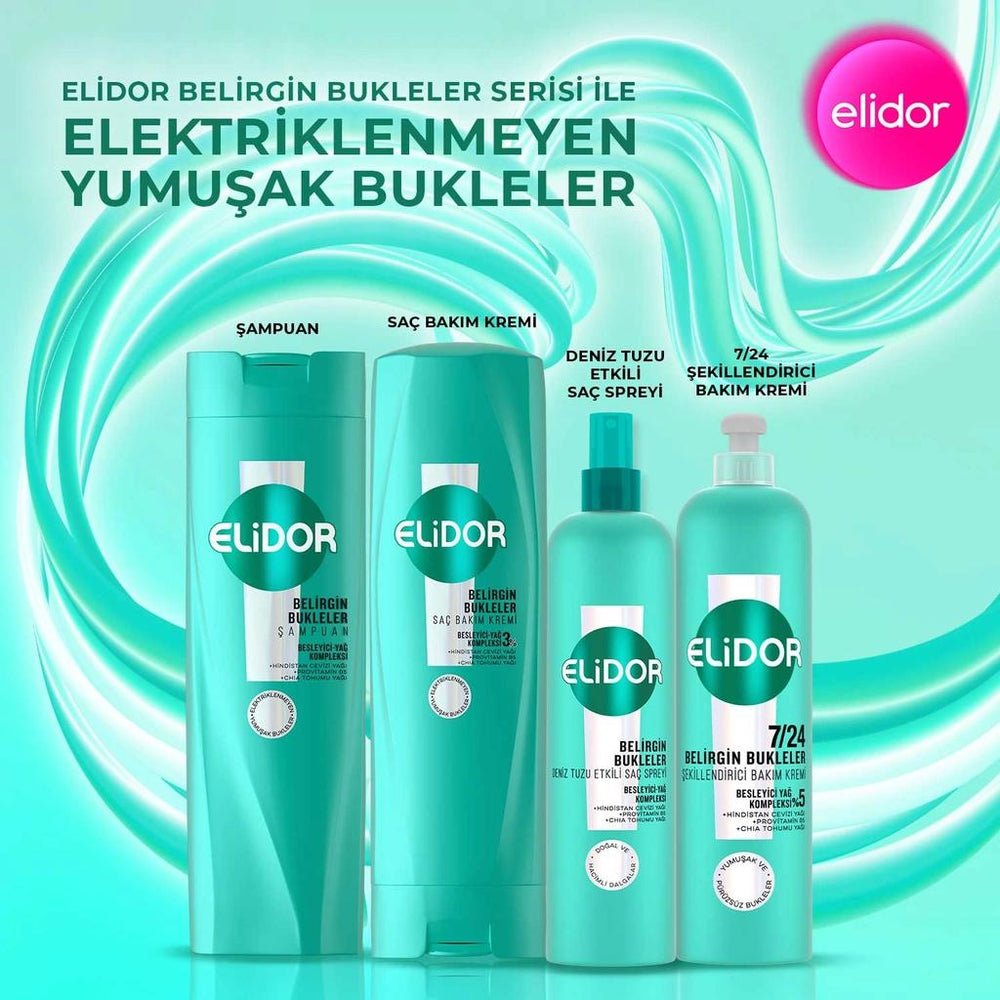 Elidor Belirgin Bukleler Saç Bakım Kremi 350 ml