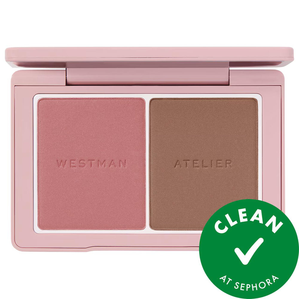 Baby Cheeks: Sculpting Powder Duo - Talc-Free Contour & Matte Blush for Natural Definition & Lasting Color Baby Cheeks Powder Contour & Blush - Sculpt & Define Naturally Powder contour, Matte blush, Sculpting powder, Clean beauty, Talc-free blush, Cruelty-free makeup, Buildable blush, Natural contour, Matte finish powder, Face sculpting duo, Cosmetics Powder Duo, makeup, blush, face makeup, contour, talc free, buildable, matte, phytosqualane, volcanic rock, pomegranate extract, gifts for her, makeup enthusi