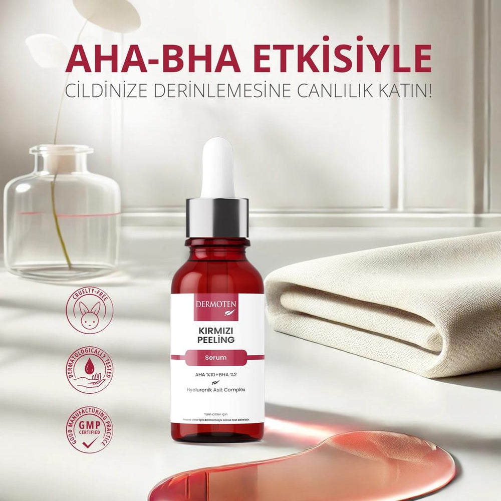 Dermoten Purifying Red Peeling Serum with AHA & BHA 30 ml