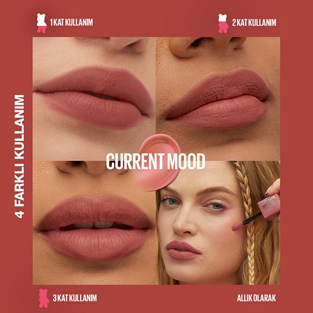 Maybelline Super Stay Teddy Tint - Liquid Matte Lip Tint for Long Lasting Lip Color - view 5