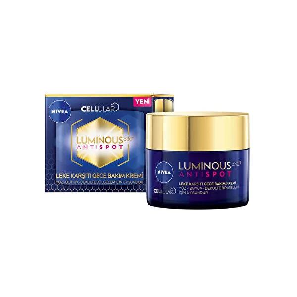 Nivea Cellular Luminous630 Antispot Night Cream - Dark Spot Treatment | 1.7 fl oz - image 7