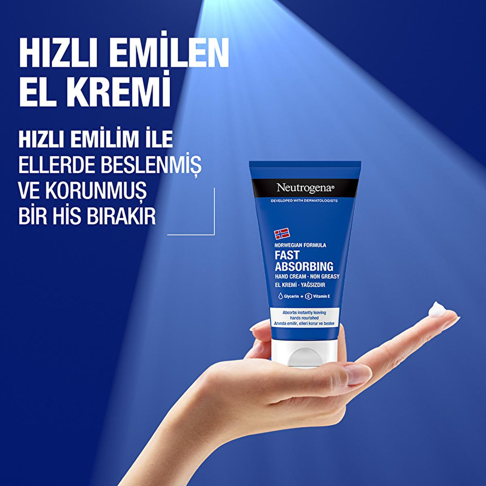 Neutrogena Norwegian Formula Quick Absorbing Hand Cream - Non-Greasy, Moisturizing Hand Moisturizer for Dry Hands Neutrogena Norwegian Formula Hand Cream - Quick Absorbing & Non-Greasy Neutrogena hand cream, Norwegian Formula hand cream, quick absorbing hand moisturizer, non-greasy hand cream, glycerin hand cream, hand moisturizer for dry hands, dry hand relief, moisturizing hand cream