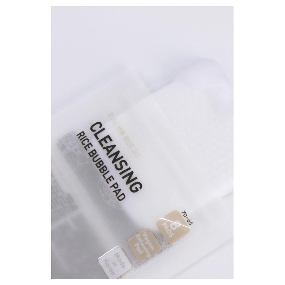 Dermal Cleansing Rice Bubble Pads Pore Purifying 8 Pack