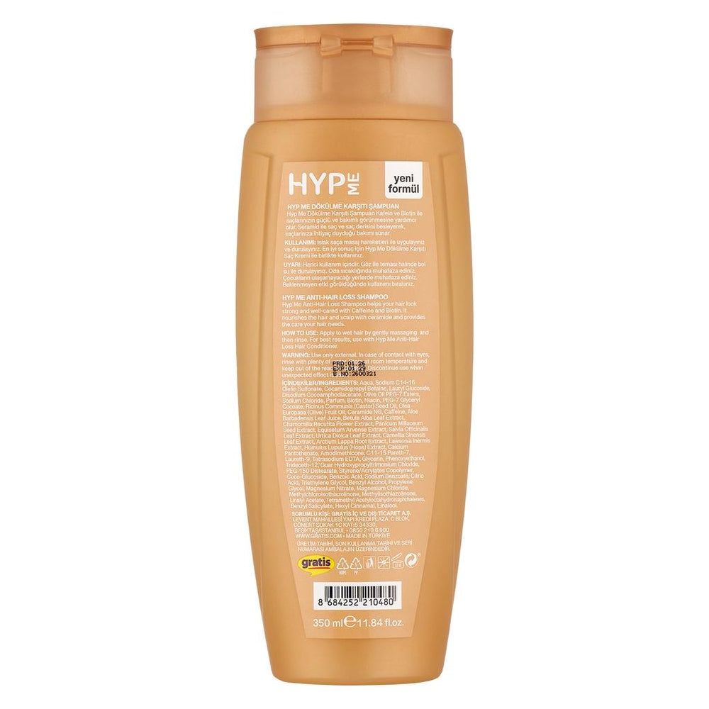 Hyp Me Strengthening Shampoo for Hair Fall Control 350 ml