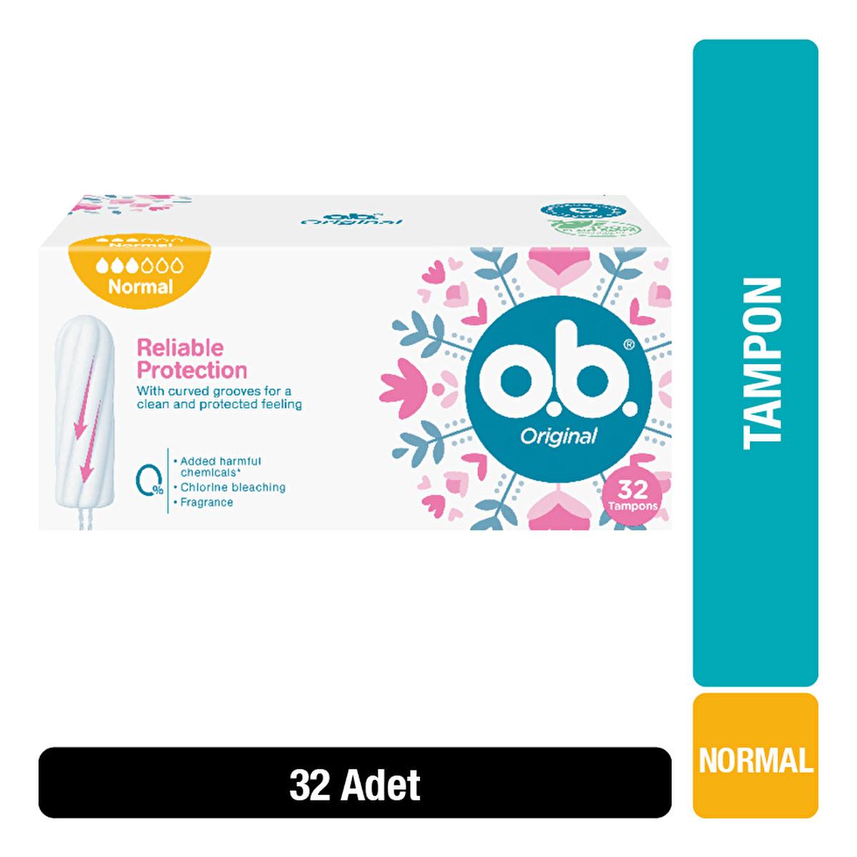 O.B Original Normal Tampon - Reliable Menstrual Hygiene for Normal to Heavy Flow Days O.B Original Normal Tampon - Best for Normal to Heavy Flow tampons, menstrual hygiene products, O.B Original Normal Tampon, gynecologically tested tampons, chemical-free tampons, normal to heavy flow tampons, feminine hygiene, menstrual products, women&#39;s health, period protection, reliable tampons, comfort tampons