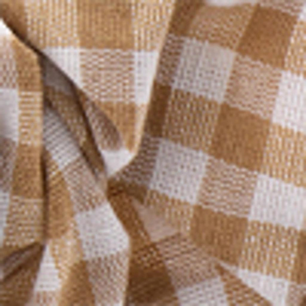 Eklips Gingham Scrunchie Brown Hair Accessory 1 pc