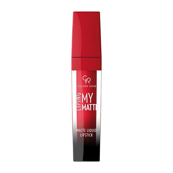 Golden Rose Matte Liquid Lipstick - Long Lasting, Comfortable, Intense Color - My Matte Lip Ink 11 Golden Rose My Matte Lip Ink 11 - Long Lasting Matte Lipstick matte liquid lipstick, long-lasting lip color, comfortable lipstick, intense lip color, Golden Rose My Matte Lip Ink, lip care, makeup, cosmetics, beauty products, long-lasting makeup, comfortable makeup, bold lip color, modern lip look, lip ink, Golden Rose cosmetics
