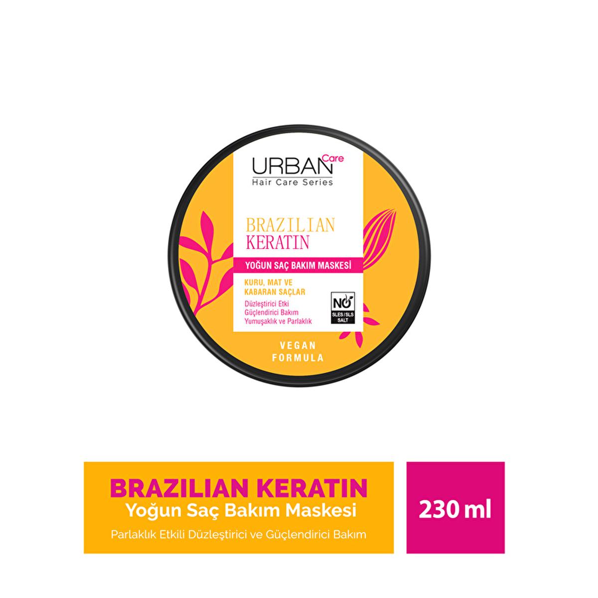 urban care brazilian keratin hair mask, intensive hair care mask with keratin Urban Care Brazilian Keratin Hair Mask - Intensive Care for Smoothness | 7.8 fl. oz. Urban Care Brazilian Keratin Hair Mask 230 ml urban-care, brazilian-keratin, hair-mask, intensive-care, vegan, moisturizing, smooth-hair, anti-frizz, natural-ingredients, ai-generated