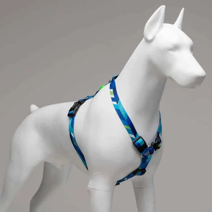 Lindo Blue Dream H-Type Dog Harness for Large Breeds