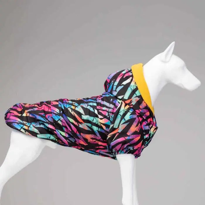Lindo Cosmo Fleece Lined Waterproof Dog Raincoat for Cold Weather