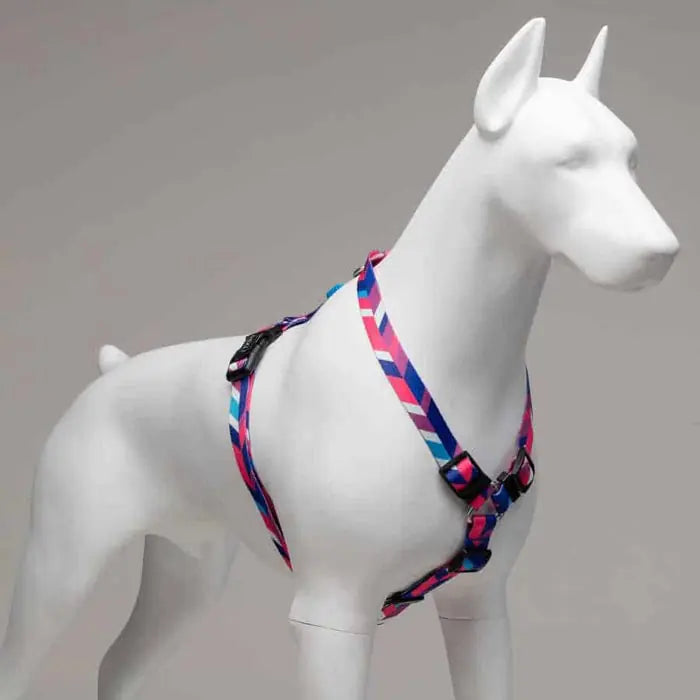 Lindo Pink Dream H-Type Dog Harness Comfort Fit Medium