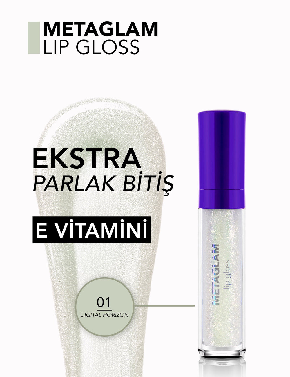 Flormar Metaglam High Shine & Hydrating Lip Gloss 5ml